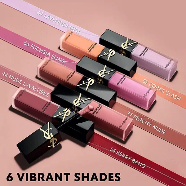 Phấn Má Hồng Dạng Kem Yves Saint Laurent YSL Make Me Blush Blurring Liquid Blush 57 Coral Clash Màu Cam San Hô - Trang điểm - Vua Hàng Hiệu