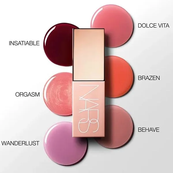 Phấn Má Hồng Nars Afterglow Liquid Blush Wanderlust Màu Hồng Tím 7ml