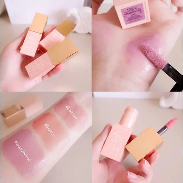 Phấn Má Hồng Nars Afterglow Liquid Blush Wanderlust Màu Hồng Tím 7ml