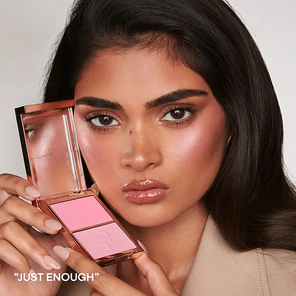 Phấn Má Hồng Patrick Ta 2in1 Double-Take Cream And Power Blush Duo Màu Just Enough