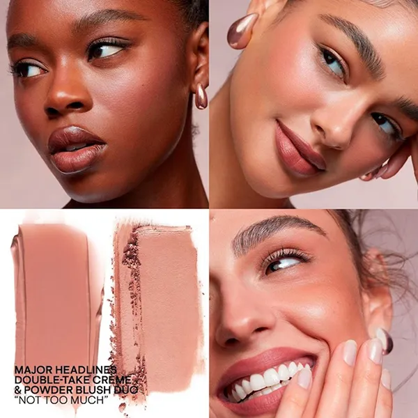 Phấn Má Hồng Patrick Ta 2in1 Double-Take Cream And Power Blush Duo Màu Not Too Much