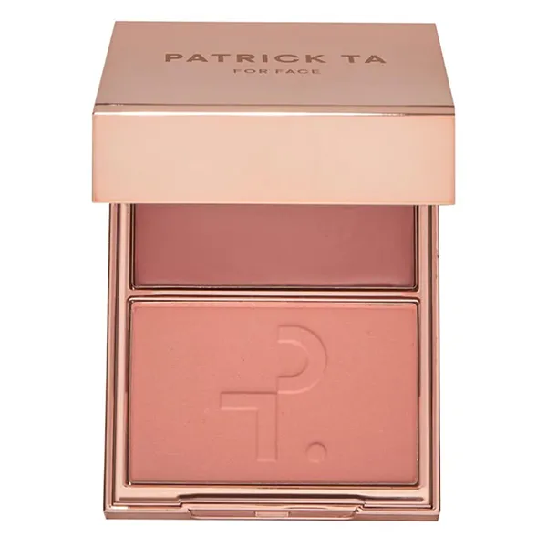 Phấn Má Hồng Patrick Ta 2in1 Double-Take Cream And Power Blush Duo Màu Not Too Much