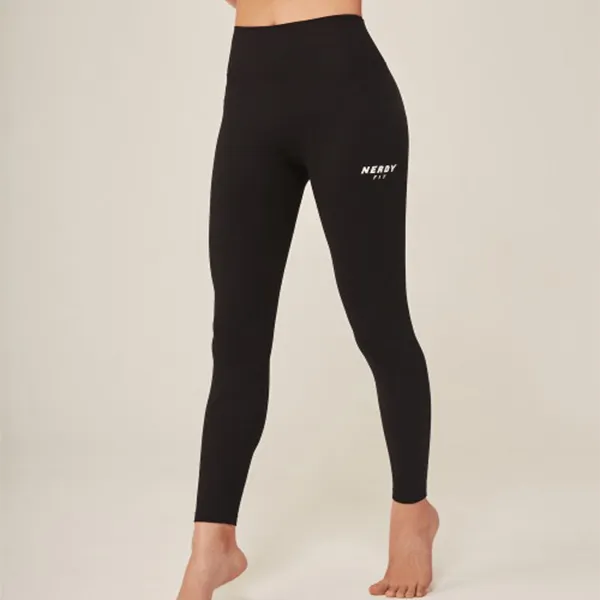 Quần Legging Tập Luyện Nữ Nerdy Slim Cotton Brushed Active Leggings Màu Đen Size S - Thời trang - Vua Hàng Hiệu