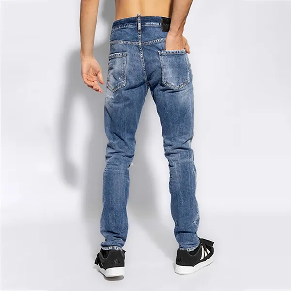 Quần Jean Nam Dsquared2 Coolguy Skinny Fit Kot Pantolon S74LB1436 S30309 470 Màu Xanh Size 46 - Thời trang - Vua Hàng Hiệu