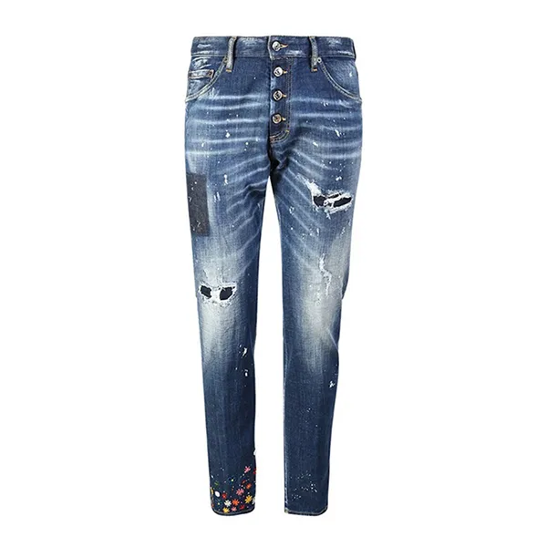 Quần Jean Nam Dsquared2 Ditsy By Denim Garment Par Excellence Of The Maison S74LB1165 S30342 470 Màu Xanh Size 44 - Thời trang - Vua Hàng Hiệu