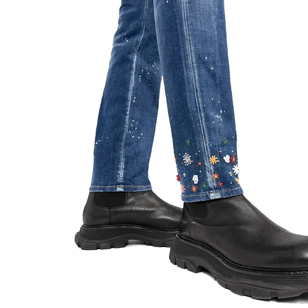 Quần Jean Nam Dsquared2 Ditsy By Denim Garment Par Excellence Of The Maison S74LB1165 S30342 470 Màu Xanh Size 44 - Thời trang - Vua Hàng Hiệu