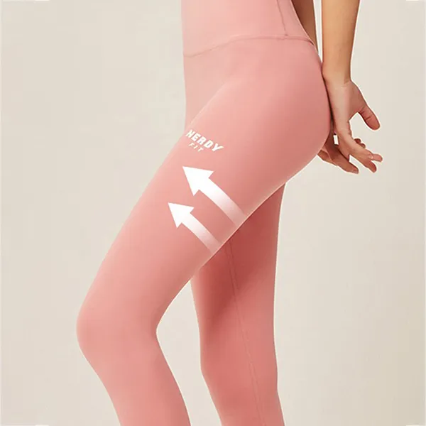 Quần Legging Nữ Nerdy Fit Slim Cotton Brushed Active Pink Màu Hồng Size S