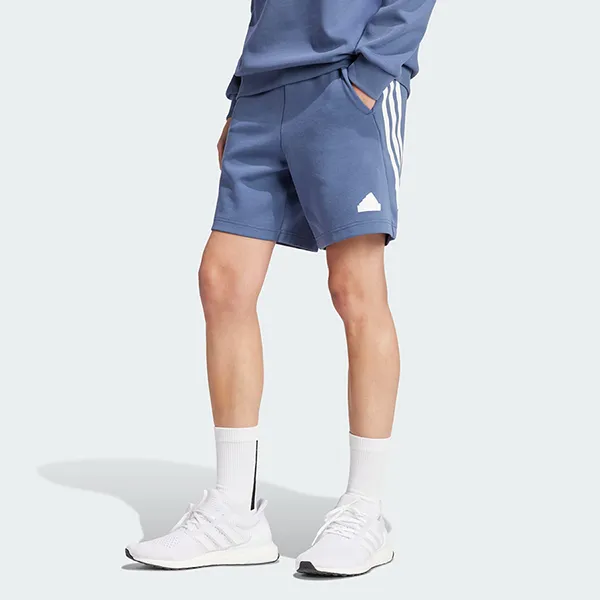 Quần Short Nam Adidas 3 Sọc Sport Future Icons IR9199 Màu Xanh Size S