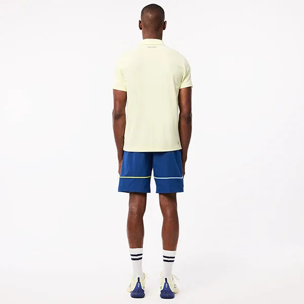 Quần Short Nam Lacoste Lightweight Tennis/Pickleball GH7460 HBM Màu Xanh Dương Size 2