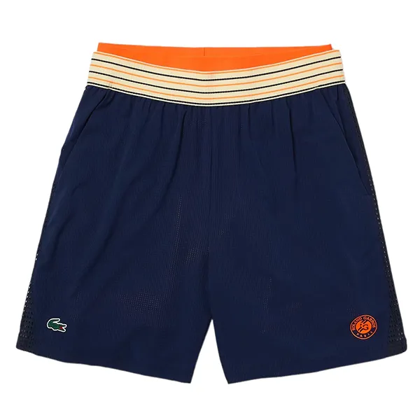 Quần Short Nam Lacoste Sport Roland Garros Edition GH6370 7YD Màu Xanh Navy Size S