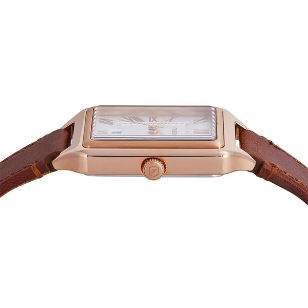 Set Đồng Hồ + Vòng Đeo Tay Nữ Fossil Raquel Ladies Watches ES5377SET Màu Nâu Phối Vàng Hồng