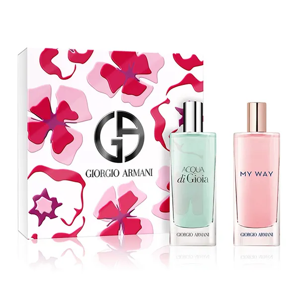 Set Nước Hoa Nữ Giorgio Armani Acqua Di Gioia + My Way 15ml Eau De Parfum Duo Gift Set