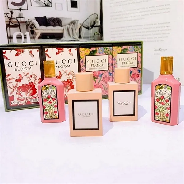 Set Nước Hoa Nữ Gucci Bloom & Flora Gorgious Gardenia EDP 4 x 5ml - Nước hoa - Vua Hàng Hiệu
