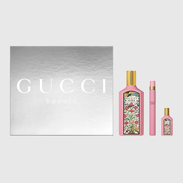 Set Nước Hoa Nữ Gucci Flora Gorgeous Gardenia Gift 3 Món (100 + 10ml + - Nước hoa - Vua Hàng Hiệu