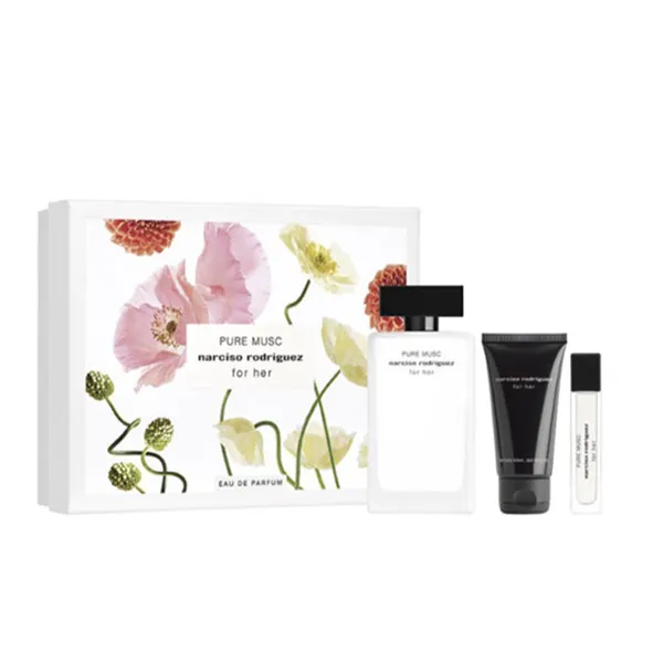 Set Nước Hoa Nữ Narciso Rodriguez Pure Musc For Her EDP Giftset 3 Món (100ml + 10ml + 50ml) - Nước hoa - Vua Hàng Hiệu