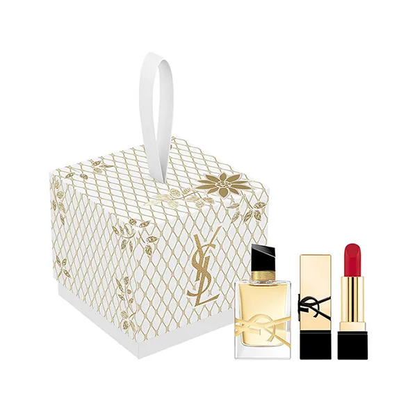 Set 2 Món (Nước Hoa Nữ YSL Libre EDP 7.5ml + Son Rouge Pur Couture Caring Satin Lipstick Mini - Nước hoa - Vua Hàng Hiệu
