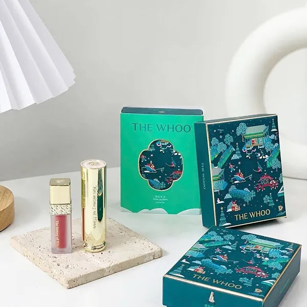 Set Son Dưỡng + Son Kem Whoo Glow Special (Lip Balm Pink Hồng Nhạt + Velvet 18 Rose Pink Hồng Đào) - Son Môi - Vua Hàng Hiệu