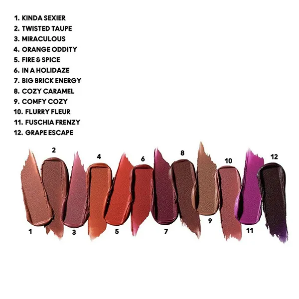 Set Son MAC Lip By The Dozen Mini Powder Kiss Lipstick (1.5g x 12) - Son Môi - Vua Hàng Hiệu