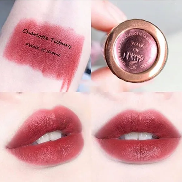 Son Charlotte Tilbury Walk Of Shame Màu Đỏ Nâu - Son Môi - Vua Hàng Hiệu