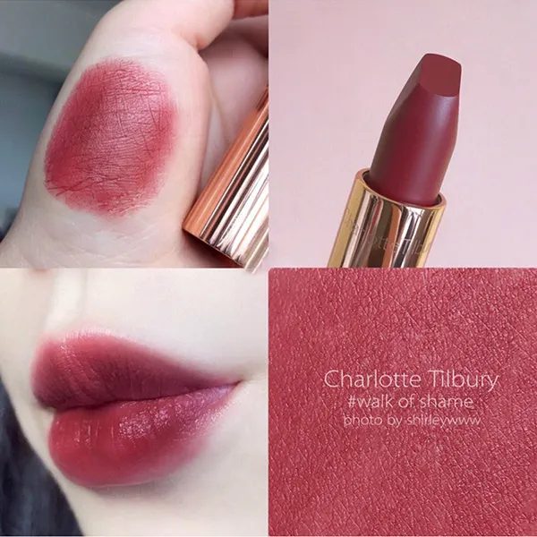 Son Charlotte Tilbury Walk Of Shame Màu Đỏ Nâu - Son Môi - Vua Hàng Hiệu