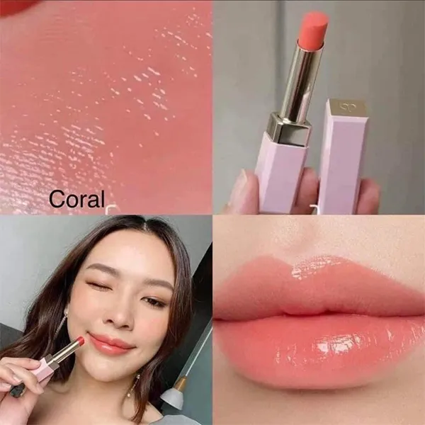 Son Dưỡng Clé De Peau Beauté Lip Glorifie Coral Màu Cam Nude - Son Môi - Vua Hàng Hiệu