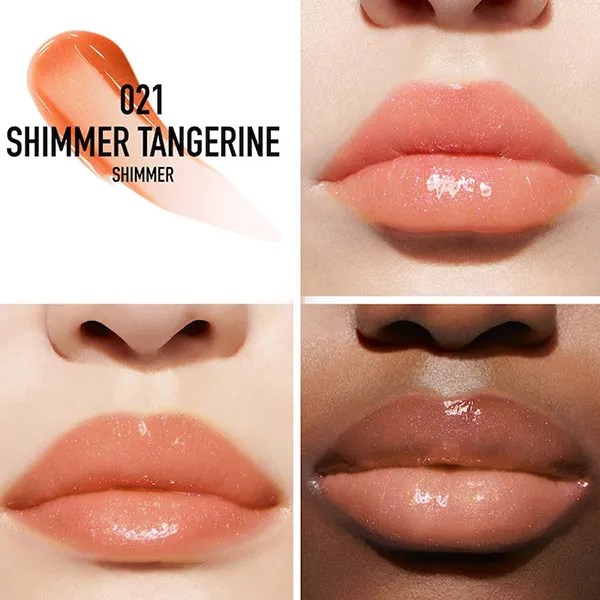 Son Dưỡng Dior Addict Lip Maximizer 021 Shimmer Tangerine Màu Cam Cháy