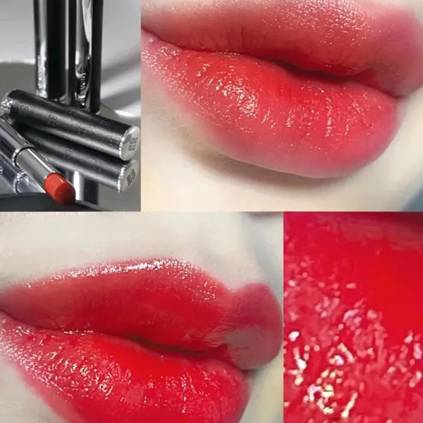 Son Givenchy Le Rouge Interdit Lipstick 310 Satin Màu Đỏ Tươi - Son Môi - Vua Hàng Hiệu