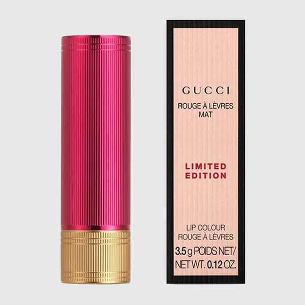 Son Gucci Rouge À Lèvres Mat Limited Edition Lip 505 Janet Rust Màu Đỏ Gạch - Son Môi - Vua Hàng Hiệu