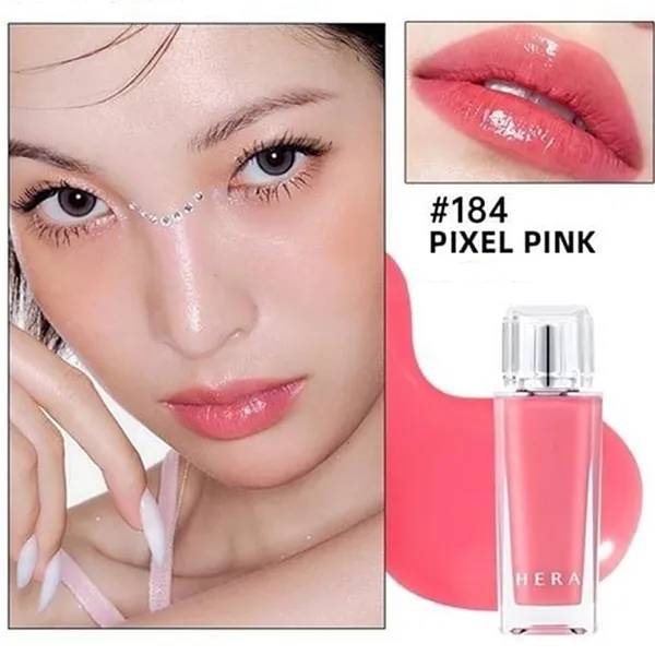 Son Hera Sensual Fitting Glow Tint (184 Pixel Pink) Màu Hồng San Hô