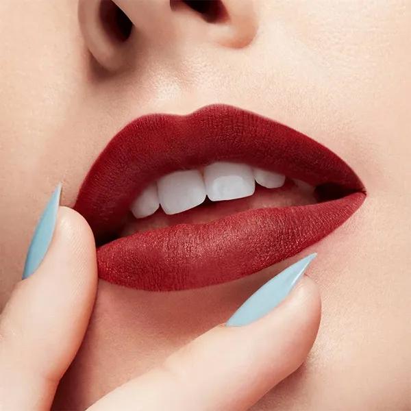 Son Kem MAC Locked Kiss Ink Lipcolour 24Hr 85 Poncy Màu Đỏ Trầm