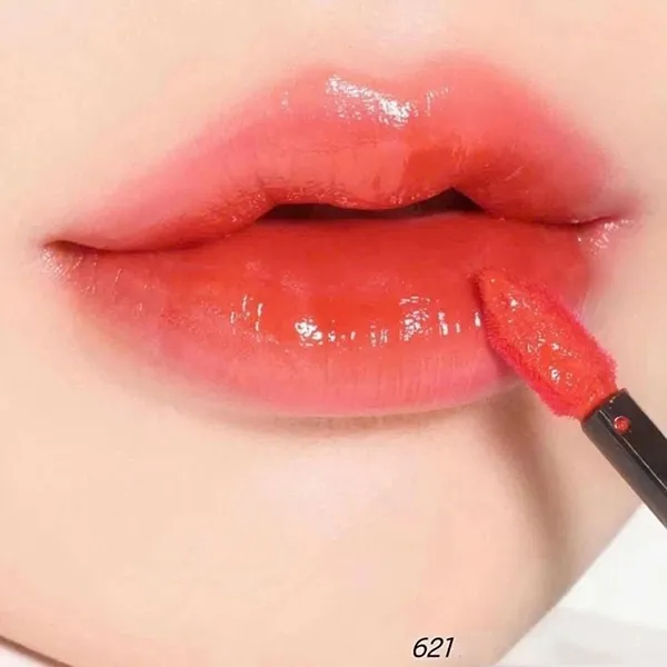 Son Kem Yves Saint Laurent YSL The Inks Vinyl Cream 621 Red Adoration Màu Đỏ Cam