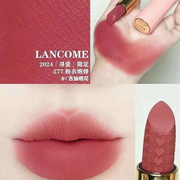 Son Lancôme L'absolu Rouge 277 French Tea Màu Hồng Trà Sữa