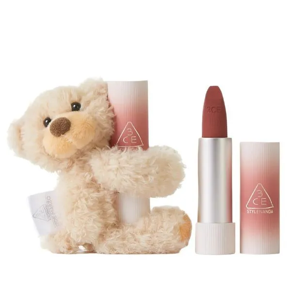 Son Lì 13 De Marzo 3CE Cashmere Hug Lipstick 09 Taupe Beige Màu Nâu Đất - Son Môi - Vua Hàng Hiệu