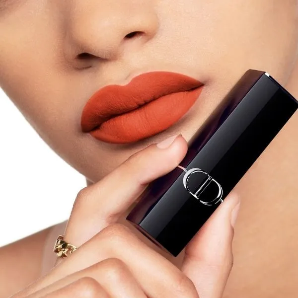 Son Lì Dior Rouge Dior Couture Color Lipstick 539 Terra Bella Velvet Finish Màu Đỏ Cam