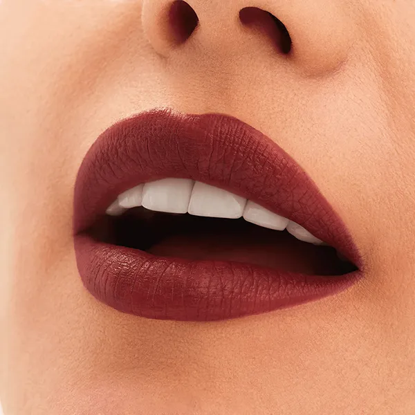 Son MAC Powder Kiss Velvet Blur Slim Edition Limited Cocoa Kisses Màu Đỏ Nâu