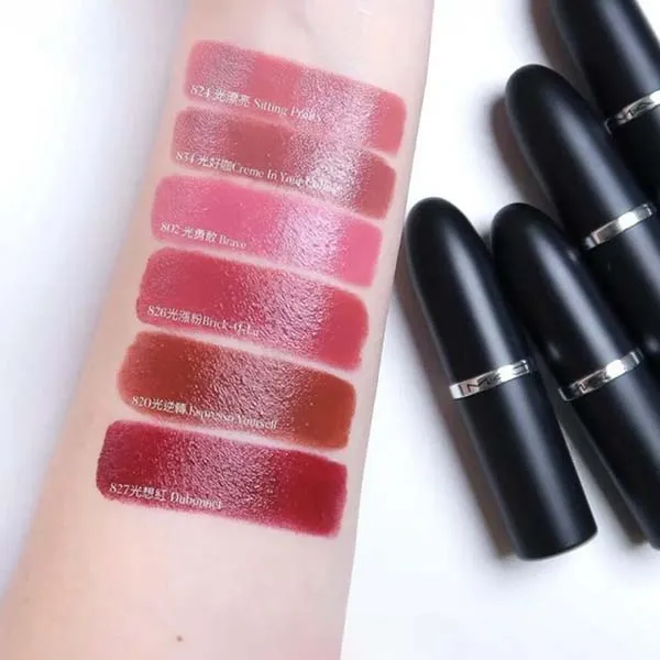 Son MAC Ximal Sleek Satin Lipstick 826 Brick-O-La Màu Hồng Đất - Son Môi - Vua Hàng Hiệu