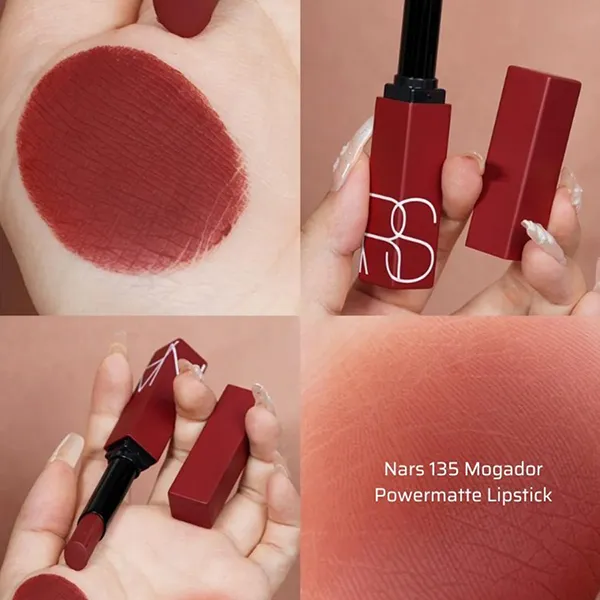 Son Nars Powermatte Lipstick 135 Mogador Màu Đỏ Gạch 1.5g