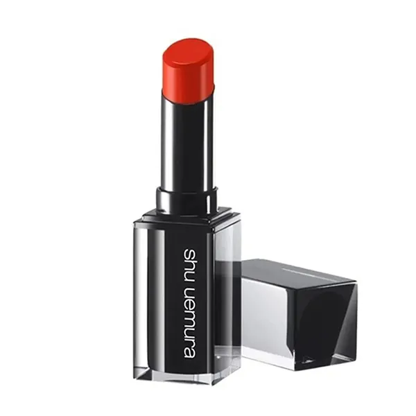 Son Shu Uemura Amplified M OR 570 (Vỏ Đen) Màu Đỏ Cam