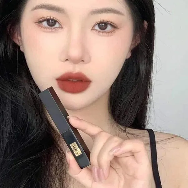 Son Lì Yves Saint Laurent YSL The Slim 320 Scorching Brown Màu Nâu Tây