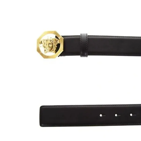 Thắt Lưng Nam Versace Gold Black DCU6715S DV9T KV041 Màu Đen Size 95 - Thắt lưng - Vua Hàng Hiệu