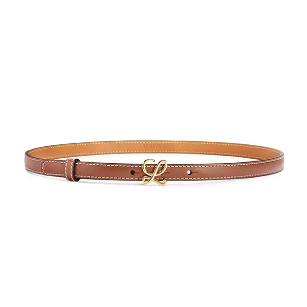 Thắt Lưng Nữ Loewe Belt Tan E821238X01-2526 Bản 1.5cm Màu Nâu - Thắt lưng - Vua Hàng Hiệu