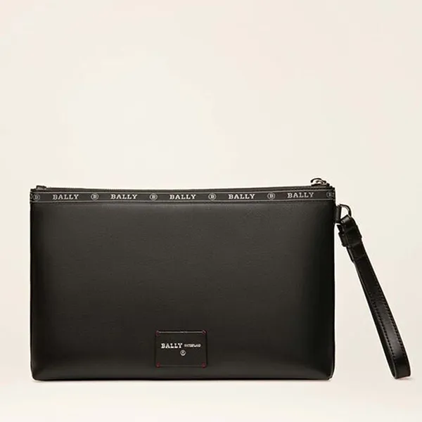 Túi Cầm Tay Nam Bally Hartland Clutch Black Màu Đen - Túi xách - Vua Hàng Hiệu
