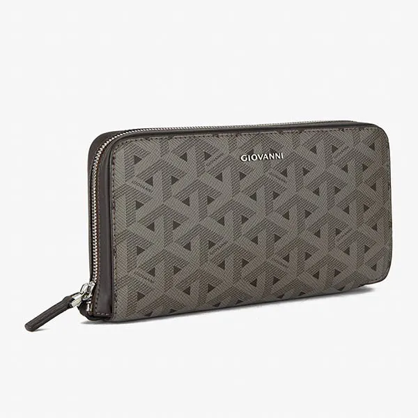 Túi Cầm Tay Nam Giovanni Clutch GCL0056-1 Màu Ghi Đậm