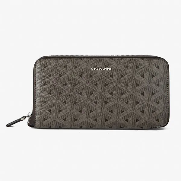Túi Cầm Tay Nam Giovanni Clutch GCL0056-1 Màu Ghi Đậm
