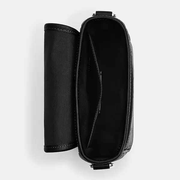 Túi Đeo Chéo Nam Coach Lucas Crossbody In Signature Jacquard CO915 SVO1U Màu Đen