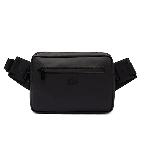 Túi Đeo Chéo Nam Lacoste Men's Piqué Crossbody NH4437OO Màu Đen - Túi xách - Vua Hàng Hiệu
