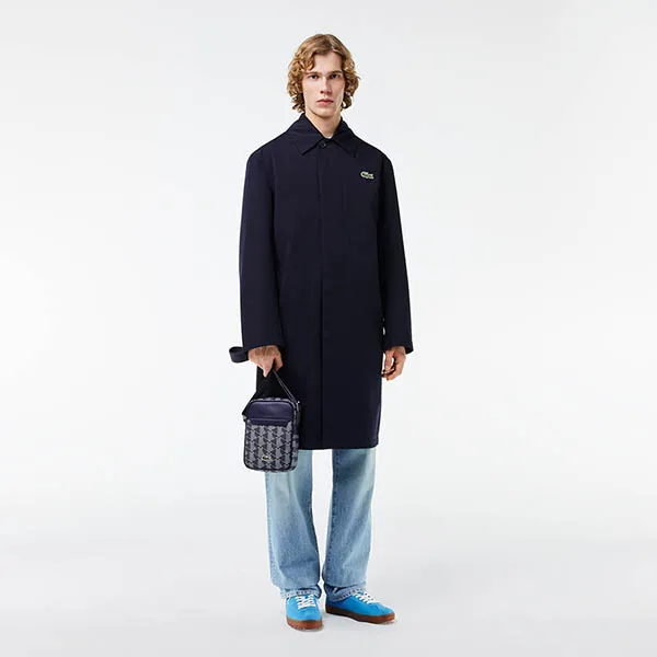 Túi Đeo Chéo Nam Lacoste The Blend Satchel Mono Marine Laponie NH4482BG M83 Màu Xanh Navy
