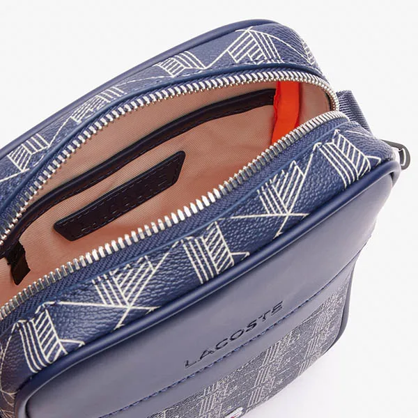 Túi Đeo Chéo Nam Lacoste The Blend Satchel Mono Marine Laponie NH4482BG M83 Màu Xanh Navy