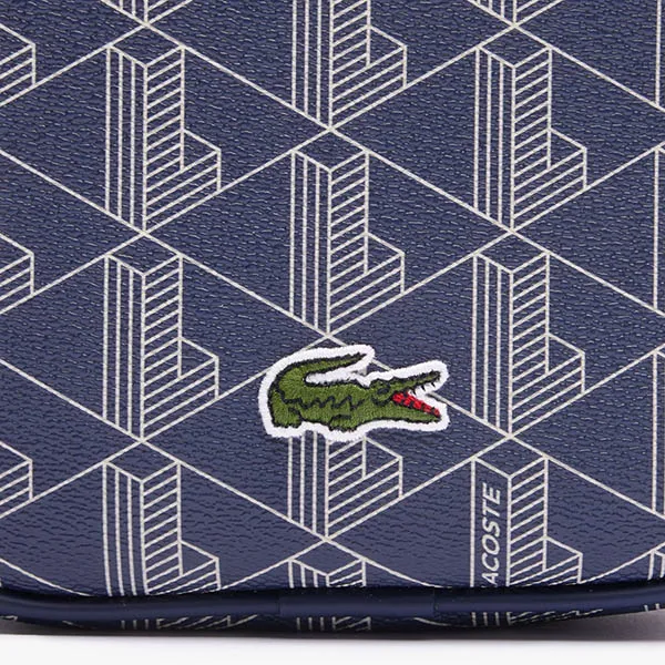 Túi Đeo Chéo Nam Lacoste The Blend Satchel Mono Marine Laponie NH4482BG M83 Màu Xanh Navy