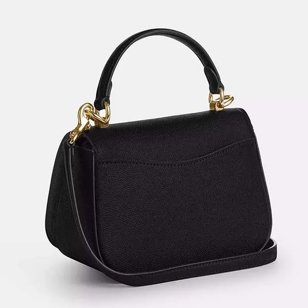 Túi Đeo Chéo Nữ Coach Lysa Top Handle Bag CX575 Màu Đen